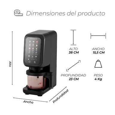 MAQUINA DE HELADOS CREAMLUX PRO 12 EN 1 - 2