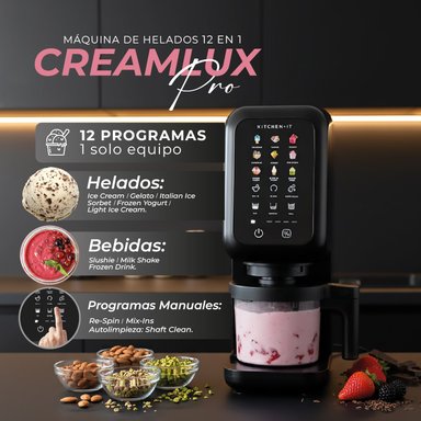 MAQUINA DE HELADOS CREAMLUX PRO 12 EN 1 - 6