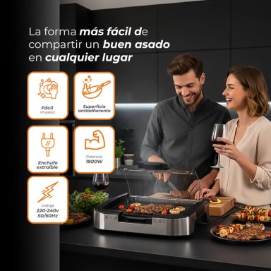 PARRILLA ELE CTRICA POWER GRILL - 7