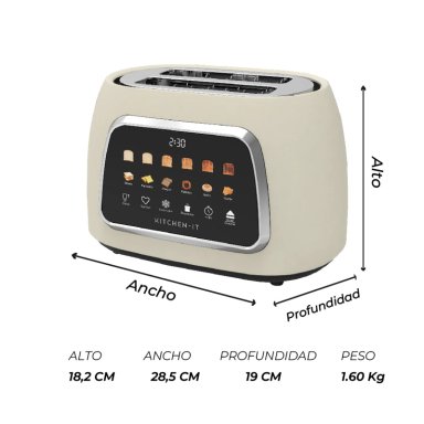 TOSTADOR DIGITAL SMART TOAST COMPACT - 2