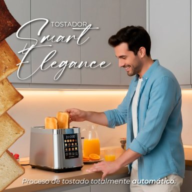 TOSTADOR DIGITAL SMART ELEGANCE - 100% AUTOMATICO - 5