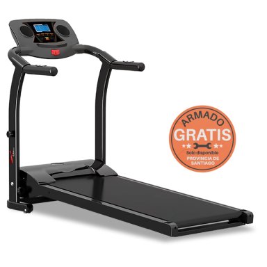 TROTADORA ELÉCTRICA TREADMILL II NEGRA BLUETOOTH 2.0 HP PLEGABLE 1-12 KM/H - 1