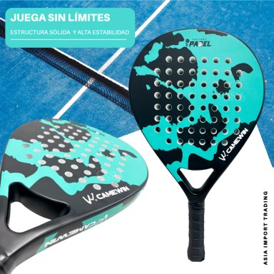 PALA PADEL PWRFITNESS EVA VER CON NEGRO - 2