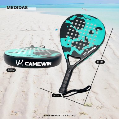 PALA PADEL PWRFITNESS EVA VER CON NEGRO - 4