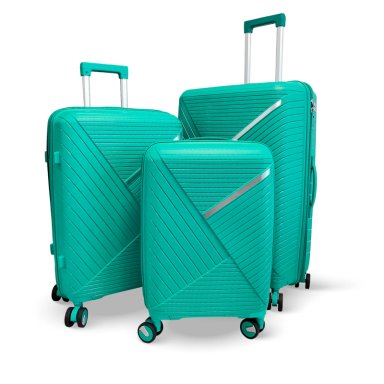 SET 3 MALETAS RIGIDAS URBAN 360° VERDE S/M/L - 1