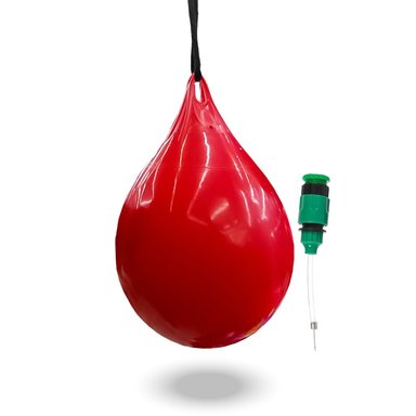 PERA DE BOXEO ROJA RELLENABLE CON AGUA - 1
