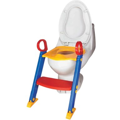ADAPTADOR BAÑO KIDSTAR AZUL CON ESCALERA PARA NIÑOS - 3