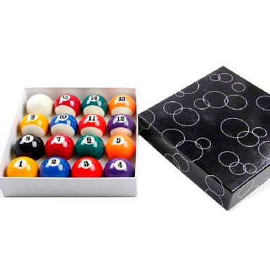 SET DE 16 BOLAS DE POOL PWRFITNESS 24 CM X 24 CM 57MM - 4