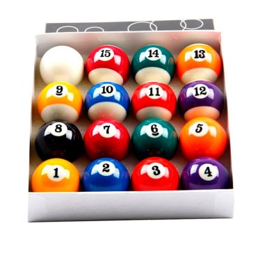 SET DE 16 BOLAS DE POOL PWRFITNESS 24 CM X 24 CM 57MM - 5