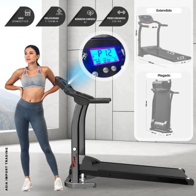 TROTADORA TREADMILL II NEGRA - 5