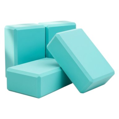 SET DE 4 LADRILLOS DE YOGA EVA PREMIUM ANTIDESLIZANTES BLOQUES DE APOYO - 1