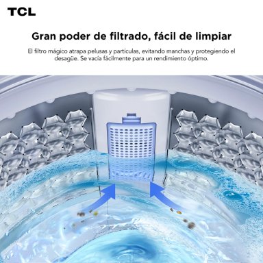 LAVADORA CARGA SUPERIOR TCL 11KG F711TL - 8