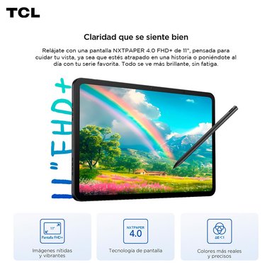 TABLET TCL NXTPAPER 11 GEN2 128GB + 8GB LAPIZ + FLIP CASE - 4