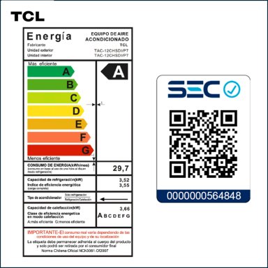 AIRE ACONDICIONADO INVERTER TCL FRESHIN 3.0 12000 BTU WIFI - 2