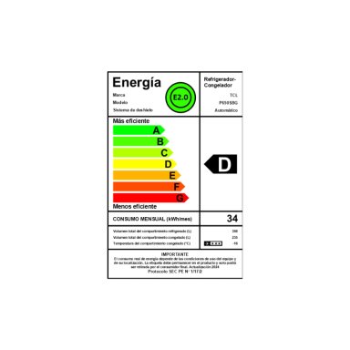 REFRIGERADOR SIDE BY SIDE TCL 631L P650SB - 3