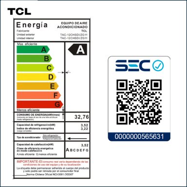 AIRE ACONDICIONADO INVERTER TCL SAVEIN 12000 BTU WIFI - 3