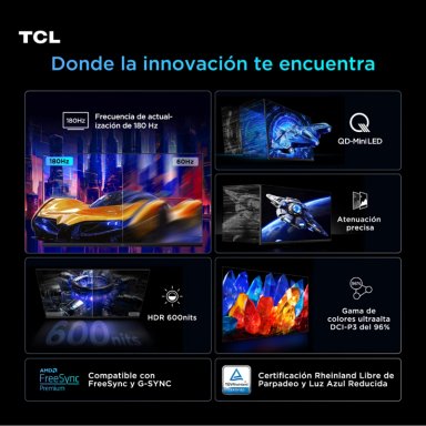 MONITOR GAMER TCL 32' QD-MINI LED 32G64 QHD 180HZ - 2