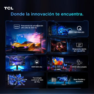 MONITOR GAMER TCL 25' QD-MINI LED 25G64 FHD 300HZ - 2