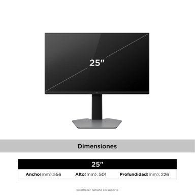 MONITOR GAMER TCL 25' QD-MINI LED 25G64 FHD 300HZ - 5