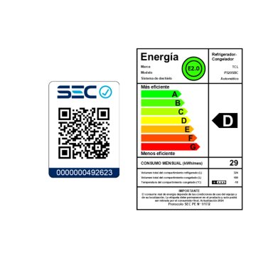 REFRIGERADOR SIDE BY SIDE TCL 504L P520SBC - 8