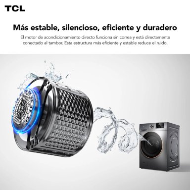 LAVADORA SECADORA FRONTAL TCL 10KG/7KG C2210WDG - 4