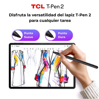 TABLET TCL A1 PLUS 128GB + 6GB + LAPIZ + FLIP CASE + TECLADO - 4