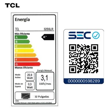 SMART TV TCL ROKU TV 32' QLED FHD S5LR - 7