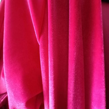 TAPADO KIMONO LARGO REGULAR FIT MUJER MARIA PASKARO FUCSIA VERONA TERCIOPELO - 5