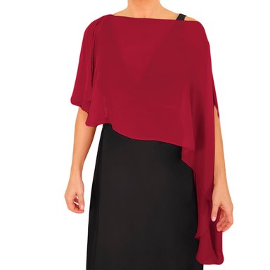 TAPADO CAPA MULTIFORMA CATANIA ROJO ITALIANO GASA MARIA PASKARO - 1