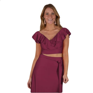PETO MARKEN CHERRY LYCRA DUPONT VUELO GRANDE MARIA PASKARO - 1