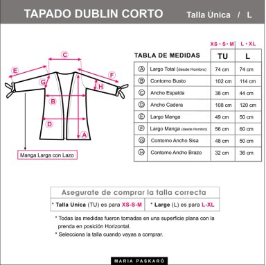 TAPADO KIMONO CORTO RECTO MUJER MARIA PASKARO AZUL DUBLIN TERCIOPELO - 4