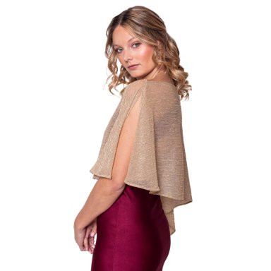 TAPADO CAPA MULTIFORMA REGULAR FIT MUJER MARIA PASKARO DORADO CATANIA TRANSPARENTE - 3