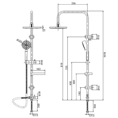 COLUMNA DE DUCHA VENTI - 5