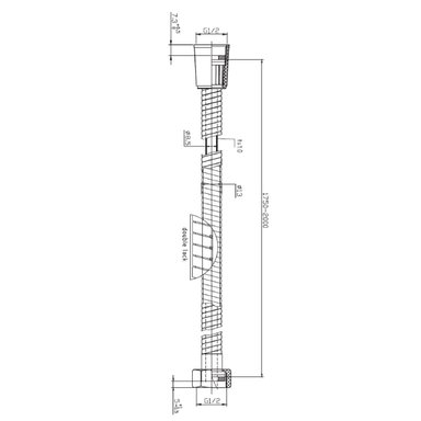 FLEXIBLE  EXTENDIBLE 1,75 A 2,00 MT - 2