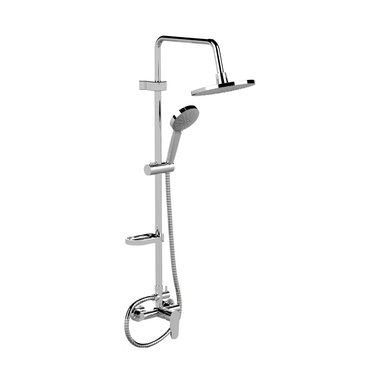 COLUMNA STRETTO STELLA + MONOMANDO DUCHA CROMO - 1