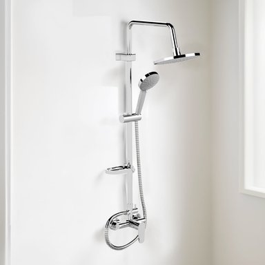 COLUMNA STRETTO STELLA + MONOMANDO DUCHA CROMO - 2