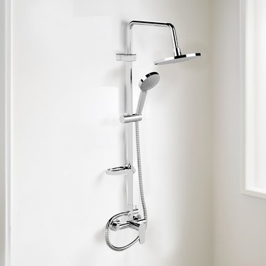 COLUMNA STRETTO STELLA + MONOMANDO DUCHA CROMO - 5