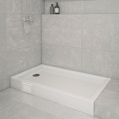 RECEPTÁCULO DE DUCHA STRETTO CON DESAGÜE ZEUS 130 X 70 X 15 CM - 3