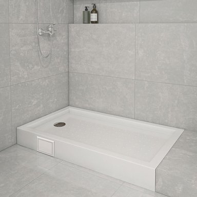 RECEPTÁCULO DE DUCHA STRETTO CON DESAGÜE ZEUS 130 X 70 X 15 CM - 7