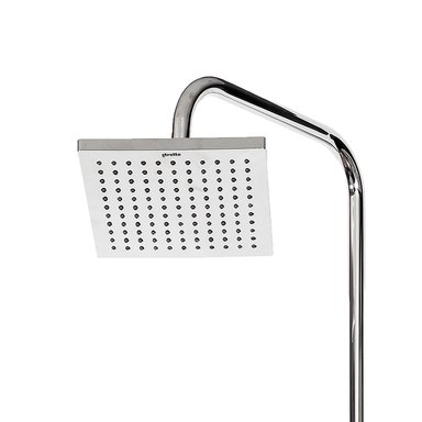PLATO DUCHA STRETTO MODELO CUADRADO DE 20 CM CROMO - 5