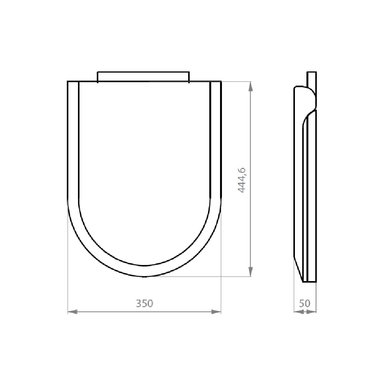 ASIENTO STRETTO Y TAPA PP WC NEW ATOS - 5