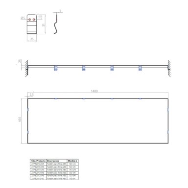 FALDON PARA TINA 140X45 CM - 5
