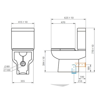 SANITARIO WC COMPLETO VERTICAL ATOS - 5