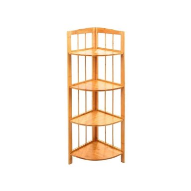 REPISA ESQUINERO DE MADERA 4 NIVELES NATURAL - 1