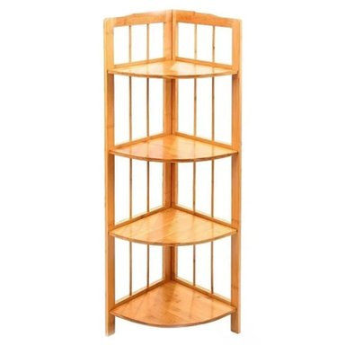 REPISA ESQUINERO DE MADERA 4 NIVELES NATURAL - 2