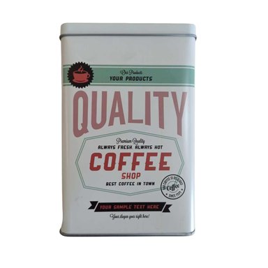 CANISTER METAL COFFE QUALITY - 1