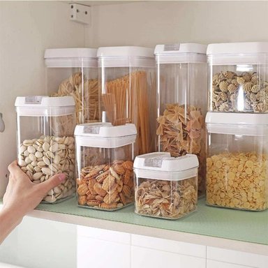SET 7 CONTENEDORES HERME TICOS PARA ALIMENTOS - 6