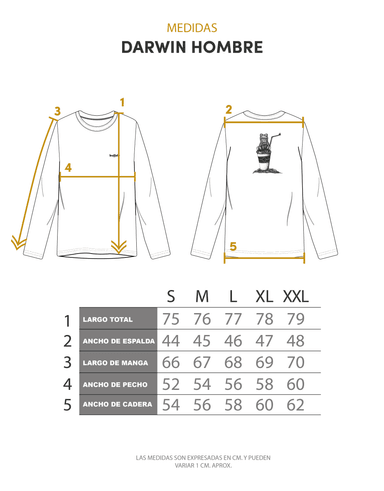 POLERA DARWIN GRAFITO HOMBRE - 4