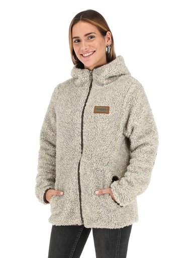 CHAQUETA CHIPORRO I2 LANA JASPEADO MUJER - 1