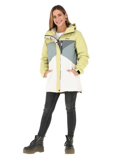 CHAQUETA CAMALEON I2 AMARILLO - LANA JASPEADO MUJER - 2
